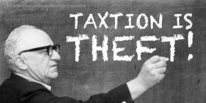 Murray Rothbard, meme, taxation is theft, awesome memes, libertarian, voluntaryism