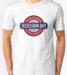 tshirt, wearable art, secession day, secede, july 4th, independence day, patriotism