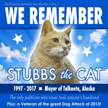 stubbs the cat, meme, we remember, liberty, Talkeeta, Alaska