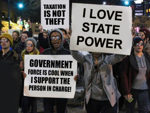 socialism, leftist, statism, protest, protesting, taxation is theft, libertarian, voluntaryism, ancap