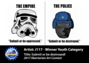 star wars, fan art, libertarian, ancap, voluntaryist, artwork, youth, art contest