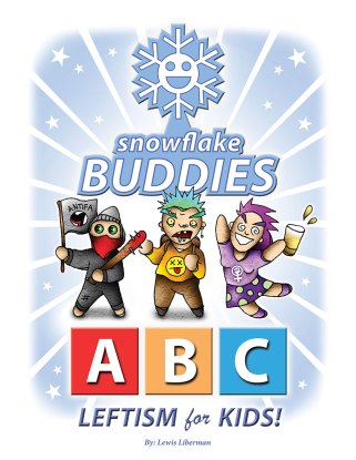 snowflake buddies, leftism, parody, satire, cartoon, graphic novel